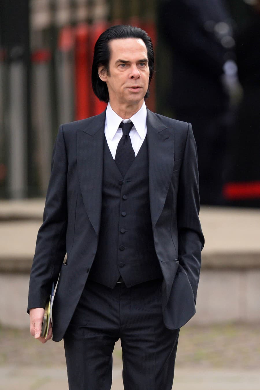 Spevák Nick Cave.