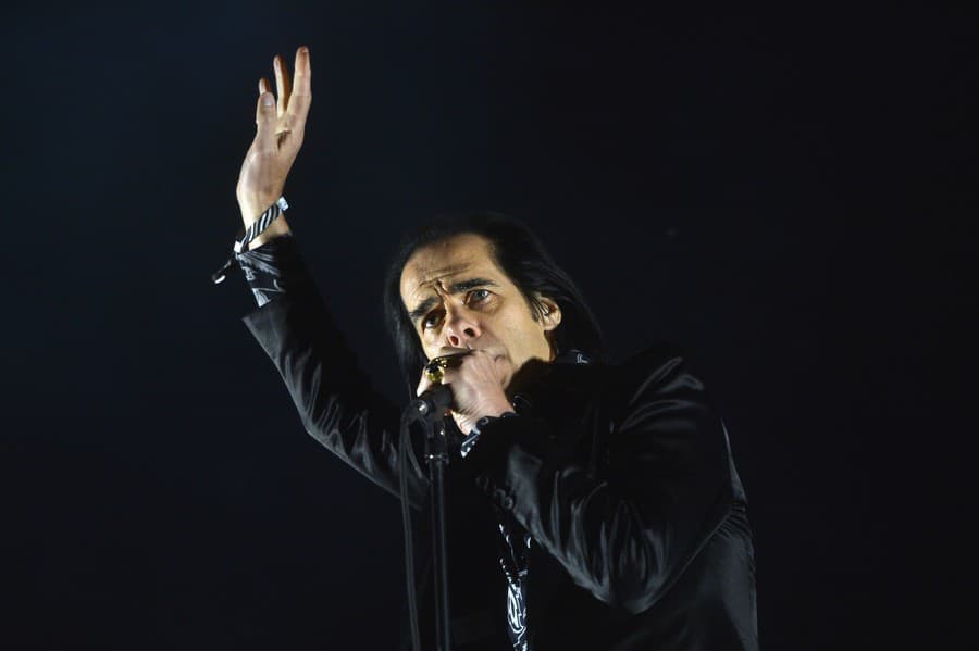 Spevák Nick Cave.