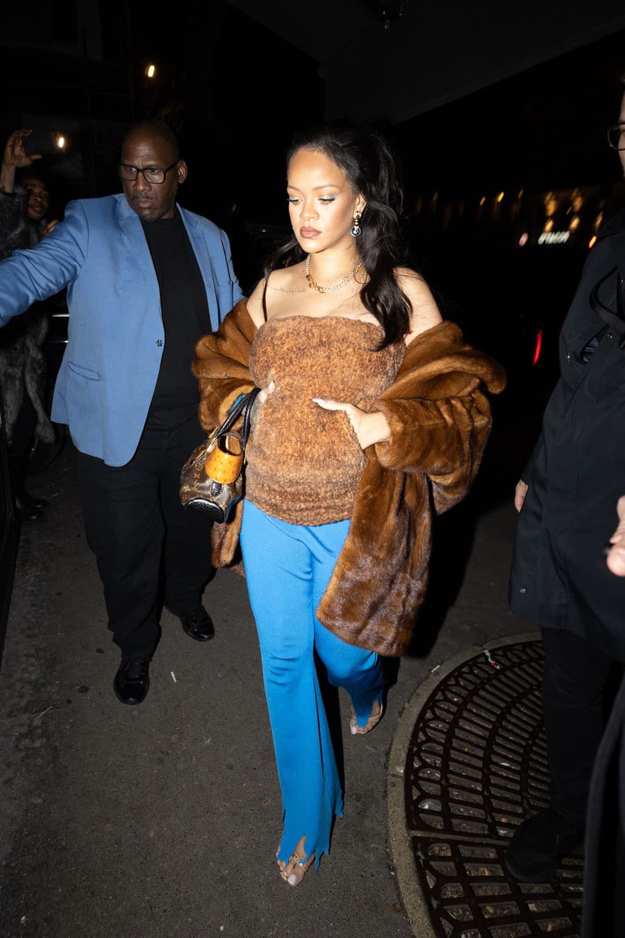 Tehotná speváčka Rihanna.