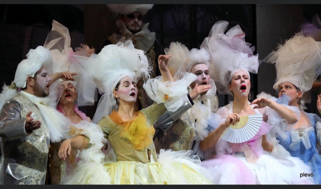 Predstavenie Andrea Chernier v Štátnej opere v Banskej Bystrici. 