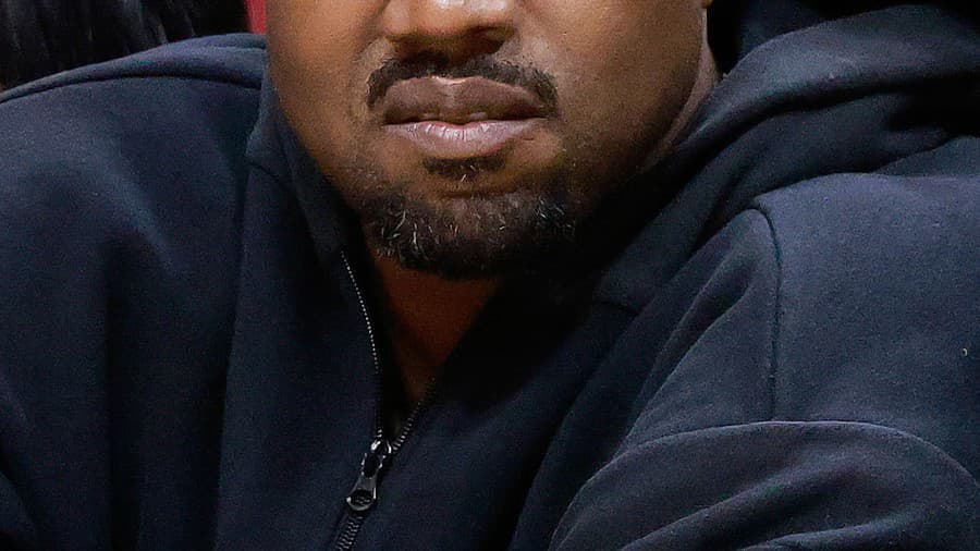 Rapper Kanye West mal