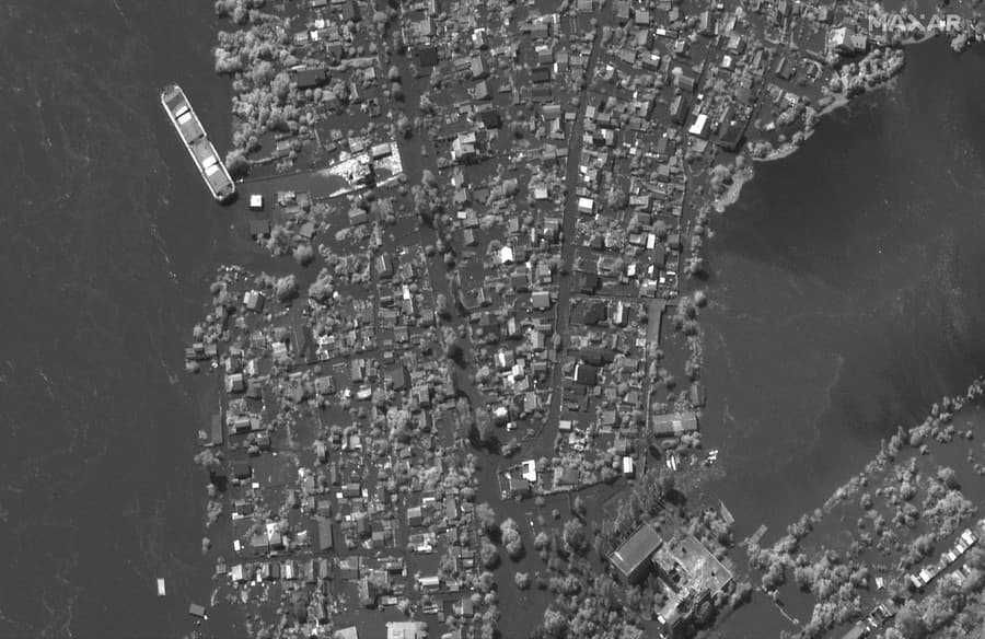 Na satelitných snímkach spoločnosti