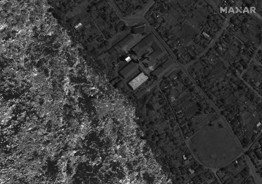 Na satelitných snímkach spoločnosti