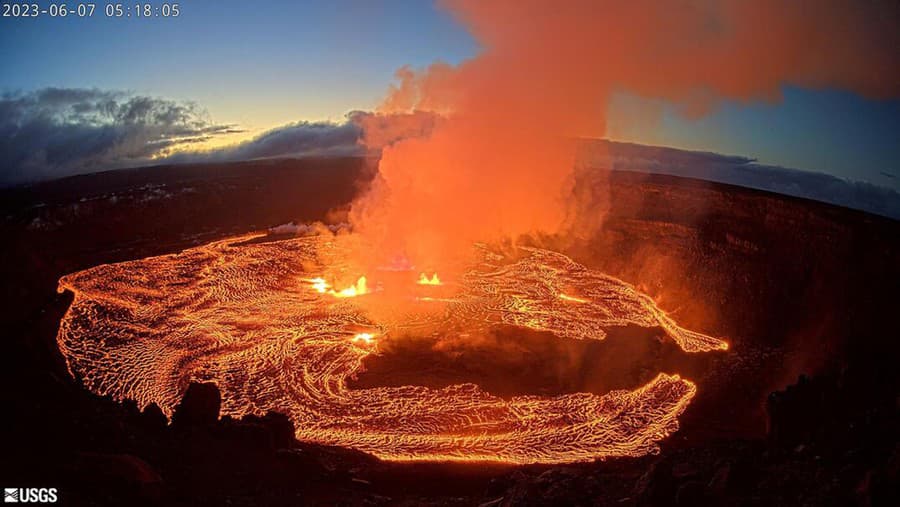 Havajská sopka Kilauea začala