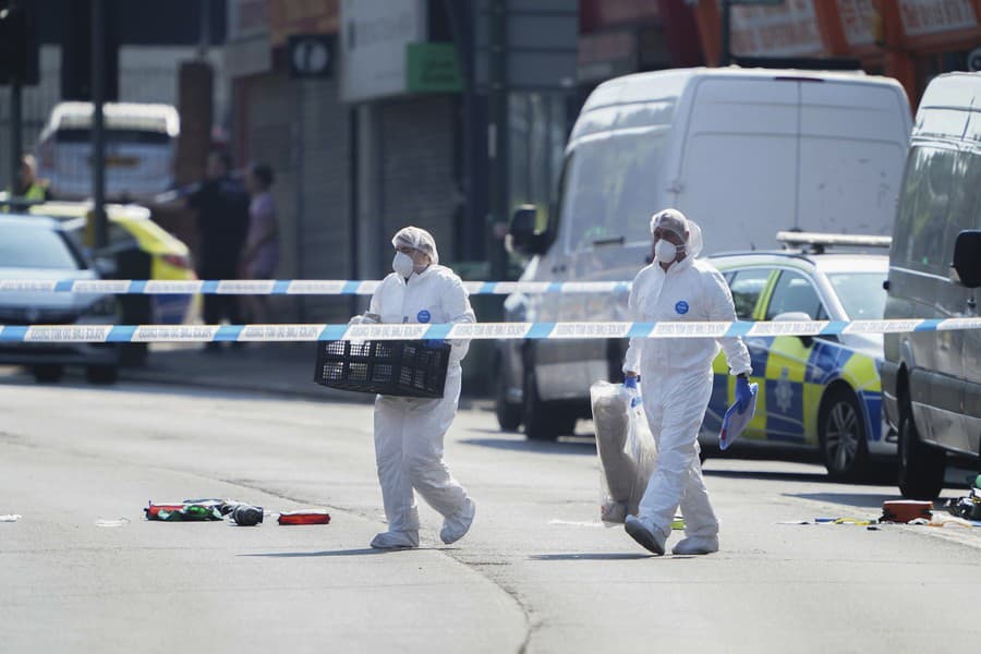 Britská polícia v Nottinghame