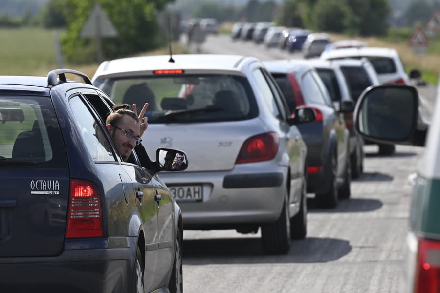 Na snímke fanúšik hudobnej