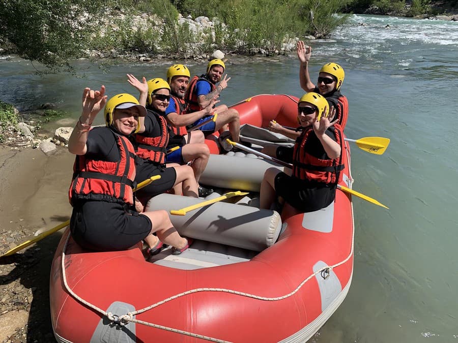 Rafting na rieke Köprüçay.