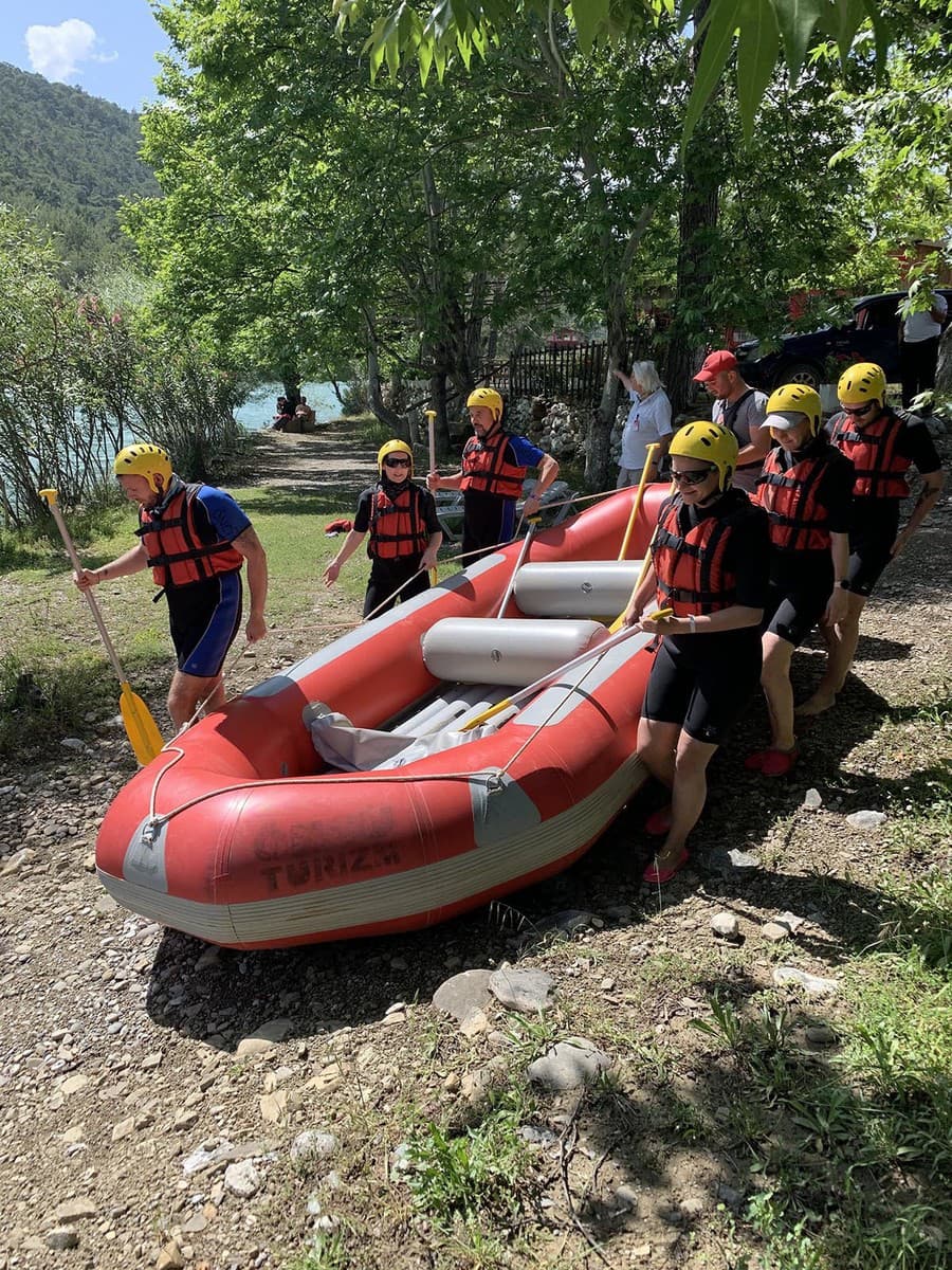 Rafting na rieke Köprüçay.