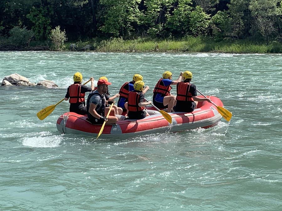 Rafting na rieke Köprüçay.