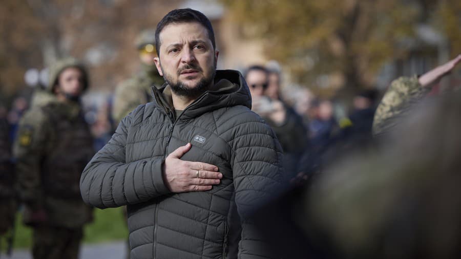 Ukrajinský prezident Volodymyr Zelenskyj.