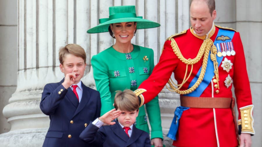 Princ William s rodinou