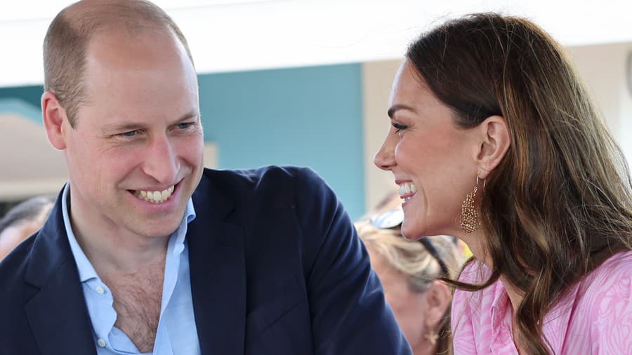 Princ a princezná z Walesu na návšteve Bahám.