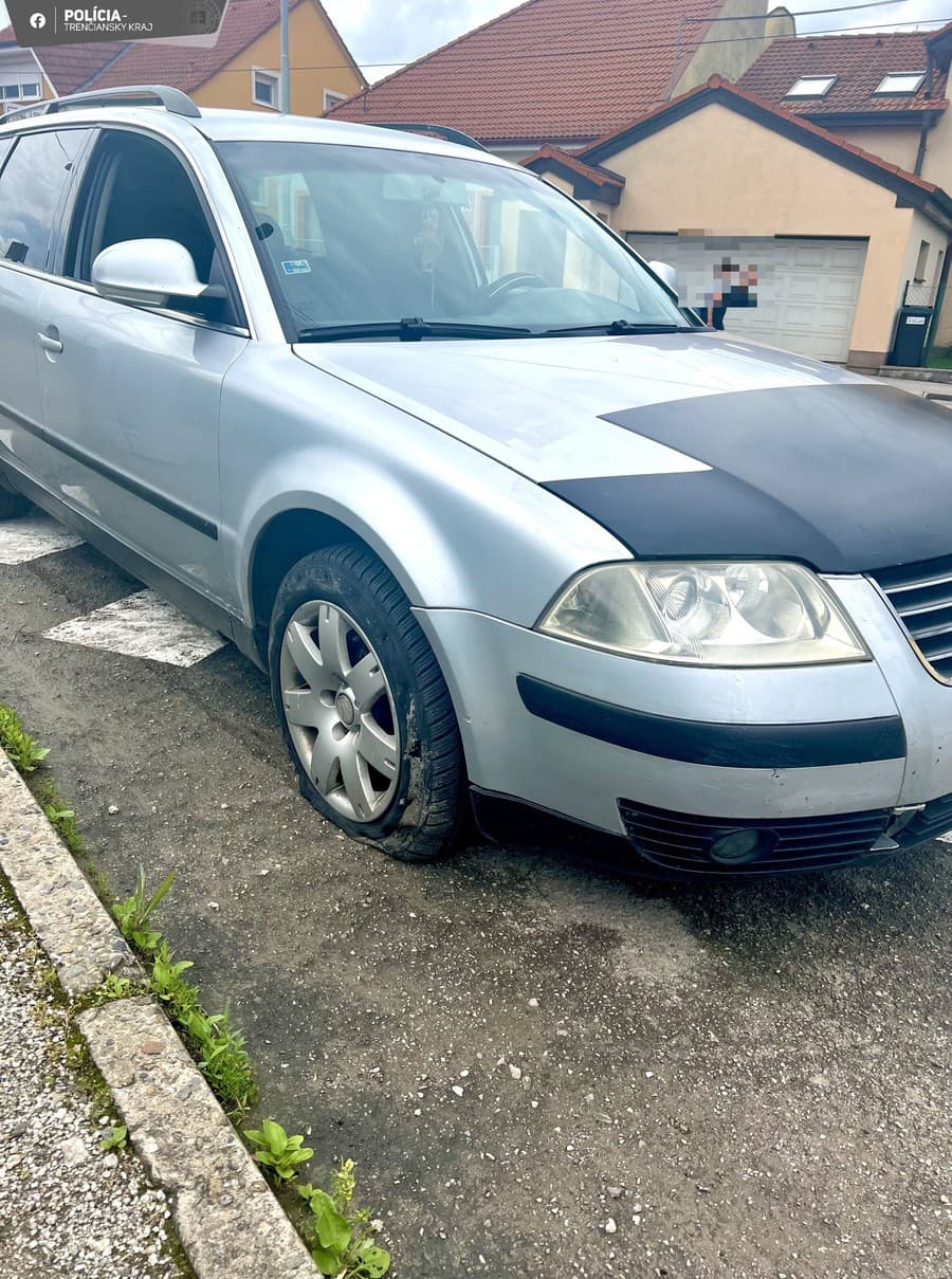 Muž jazdil pod vplyvom alkoholu a s poškodenou pneumatikou