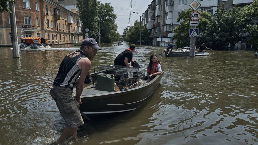 Zničenie Kachovskej priehrady malo