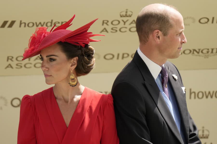 Napätie medzi Kate a Williamom bolo zjavné.