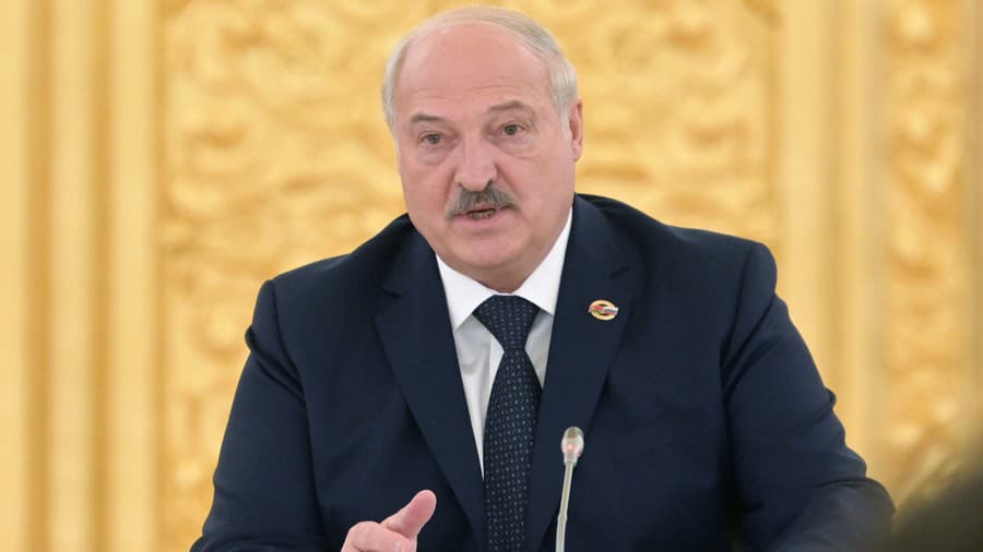 Bieloruský líder Alexandr Lukašenko.