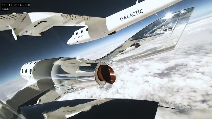 Raketoplán SpaceShipTwo, nazývaný tiež