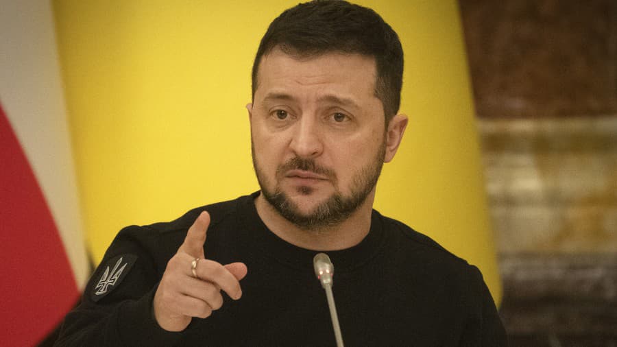 Ukrajinský prezident Volodymyr Zelenskyj.