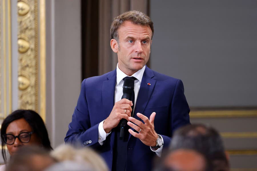 Francúzsky prezident Emmanuel Macron.