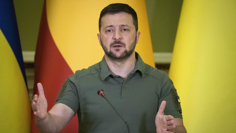 Ukrajinský prezident Volodymyr Zelenskyj.