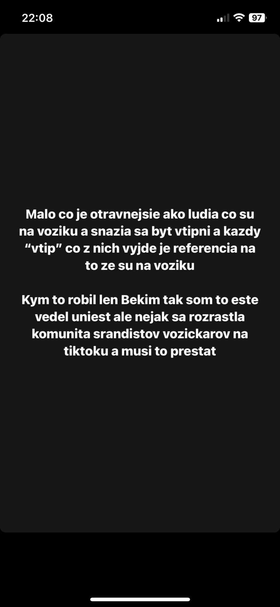 Politikov syn sa pustil do šikany zdravotne znevýhodnených osôb.