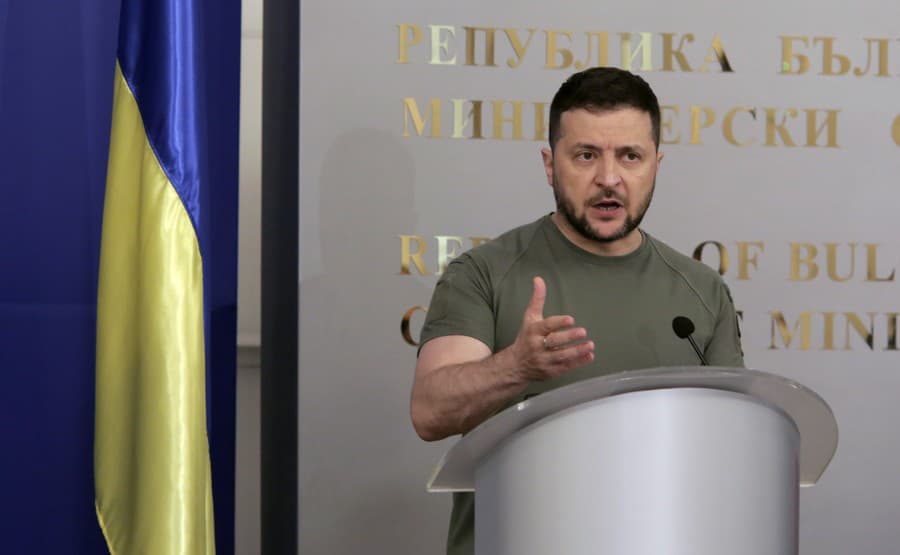 Ukrajinský prezident Volodymyr Zelenskyj