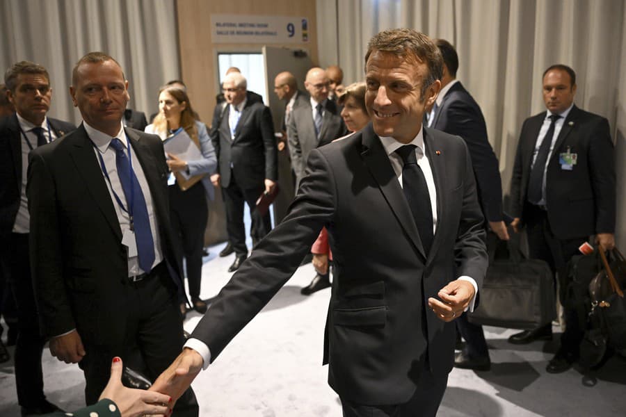 Emmanuel Macron na summite