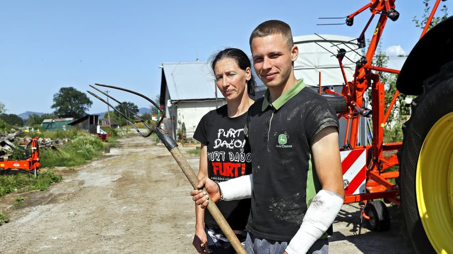 Kristián (20) s mamou zahnali pred pár dňami šelmu vidlami.