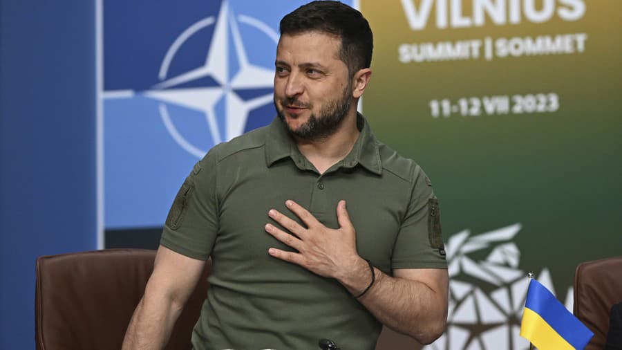 Volodymyr Zelenskyj na summite