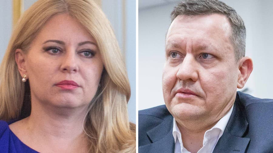 Zuzana Čaputová a Daniel