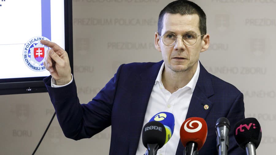 Na snímke prezident Policajného zboru Štefan Hamran.