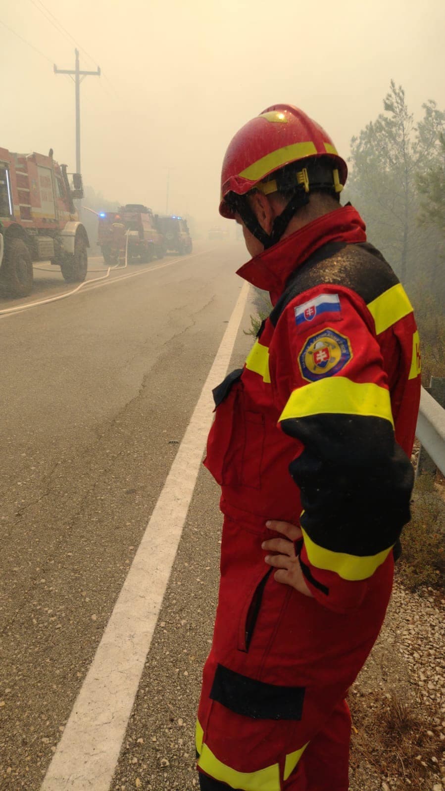 Slovenskí hasiči na Rhodose