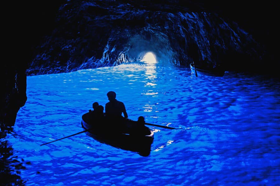 Modrá jaskyňa na Capri