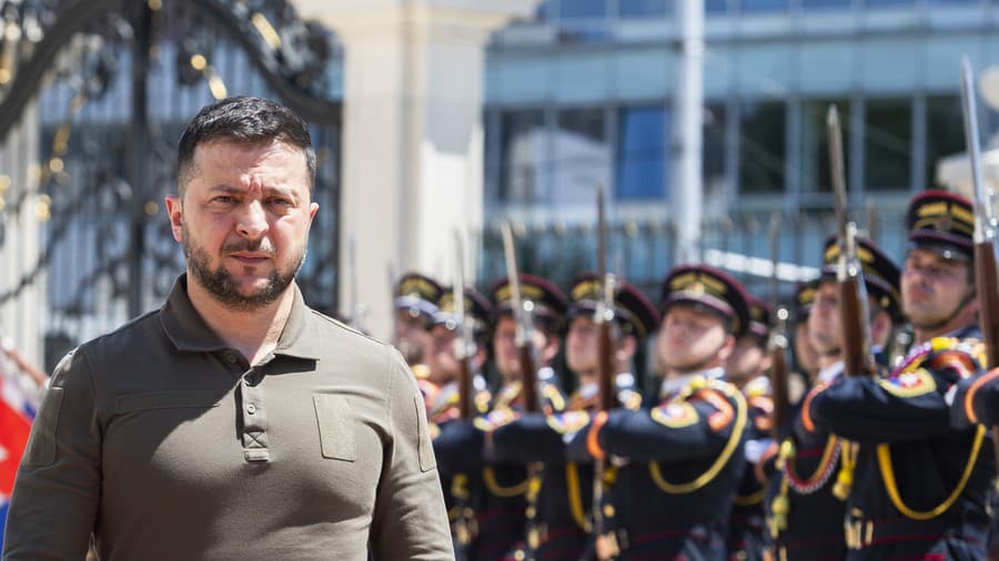 Ukrajinský prezident Volodymyr Zelenskyj.