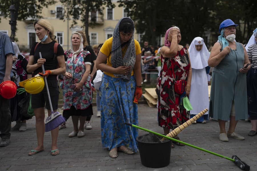 Ľudia v Odese pomáhajú