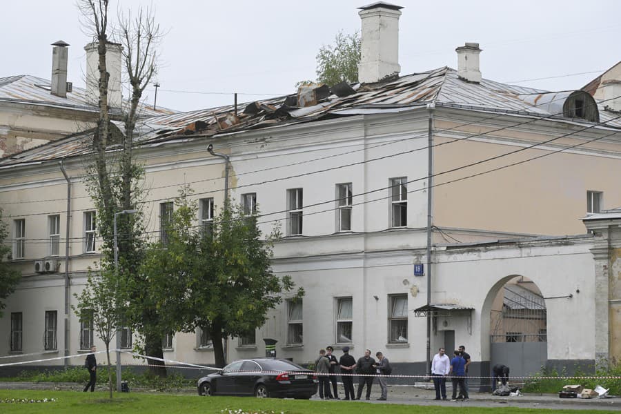 Útok dronom v Moskve