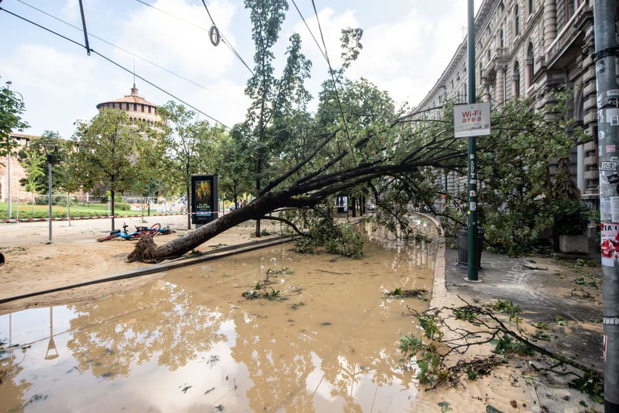 Talianskom sa prehnali silné