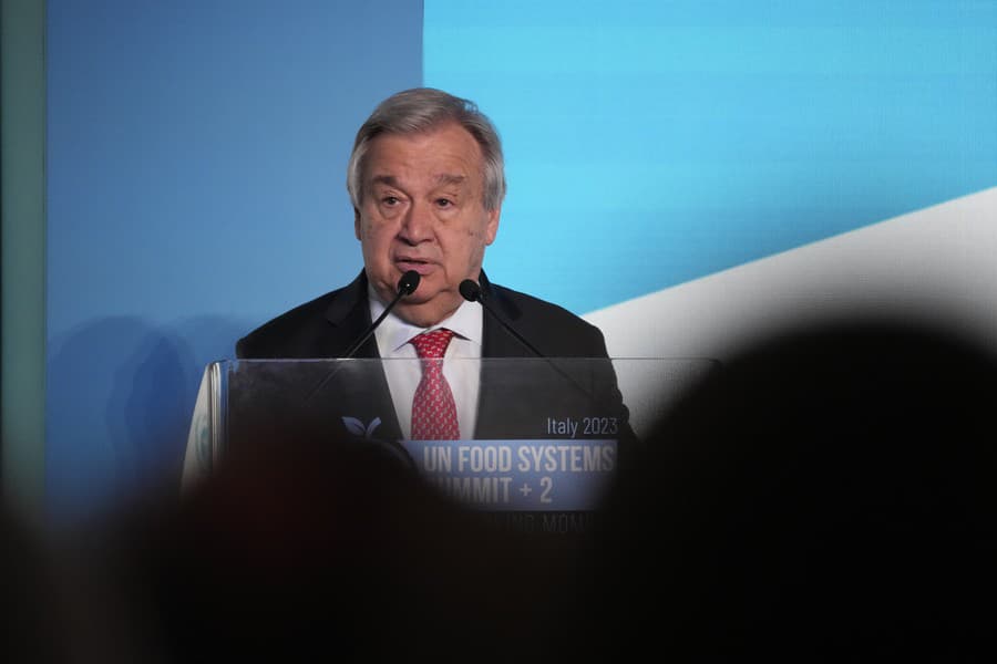 Generálna tajomník OSN António Guterres.