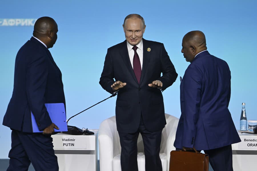 Vladimir Putin na rusko-africkom