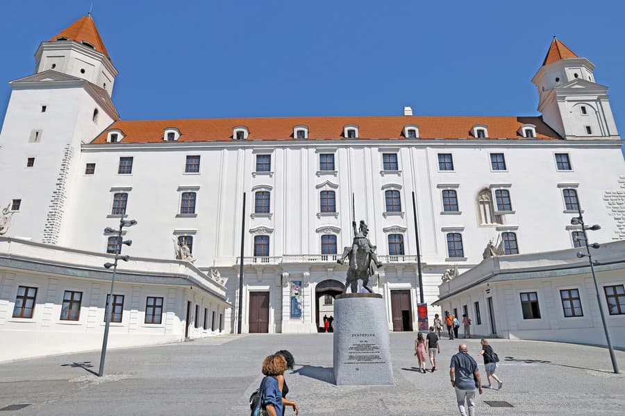 Súčasná podoba Bratislavského hradu
