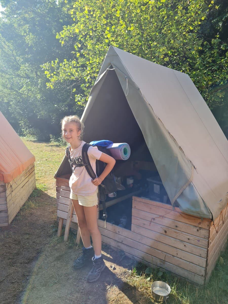 Sárinka (10), skautský tábor, Nové Mesto nad Váhom