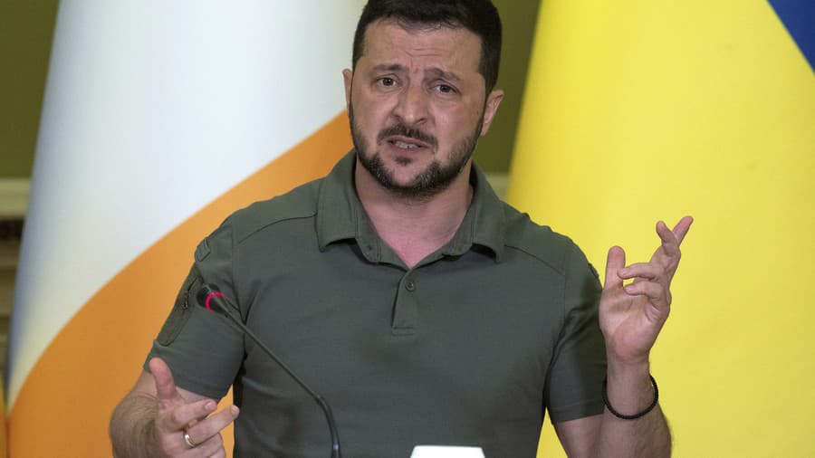 Ukrajinský prezident Volodymyr Zelenskyj