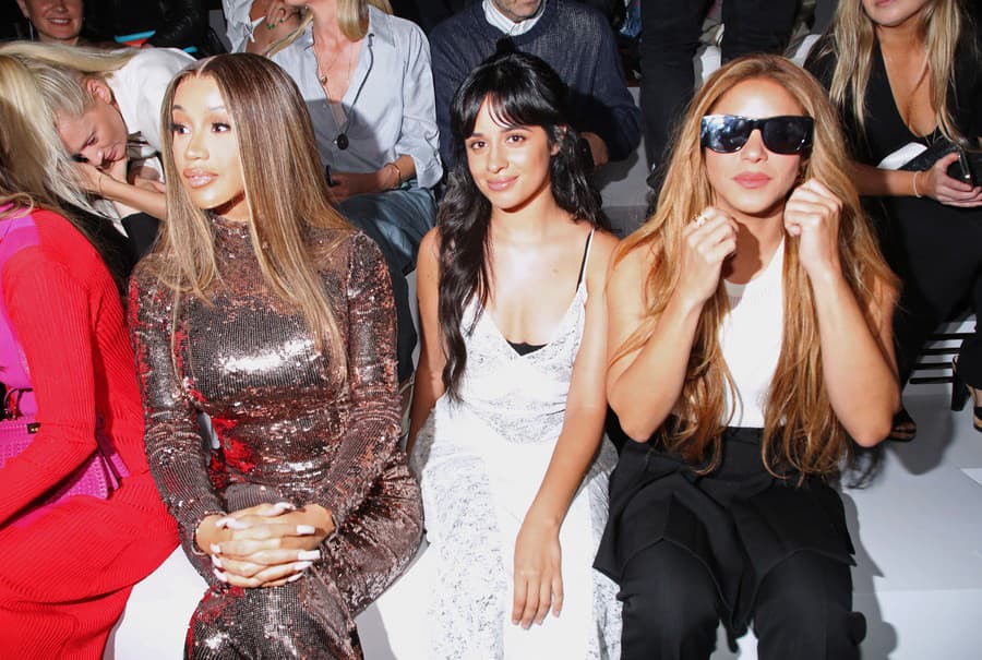 Cardi B, Camila Cabello a Shakira.