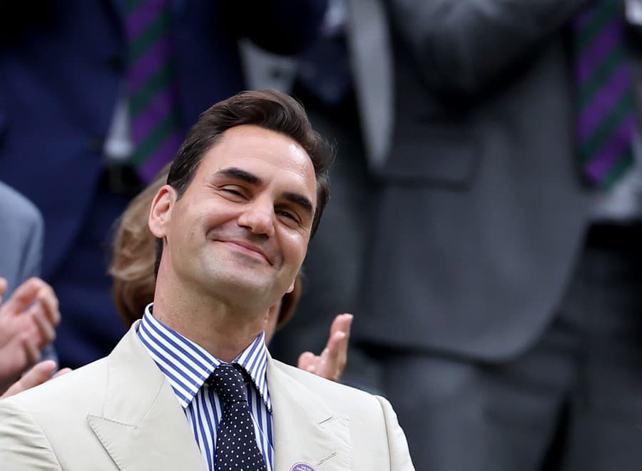 Tenisová legenda, Roger Federer.