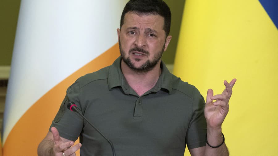 Ukrajinský prezident Volodymyr Zelenskyj