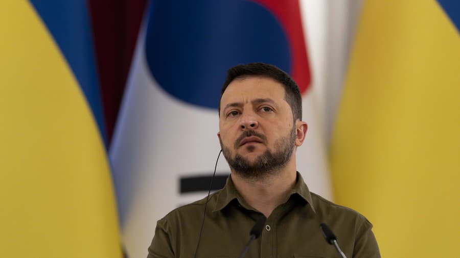 Ukrajinský prezident Volodymyr Zelenskyj.