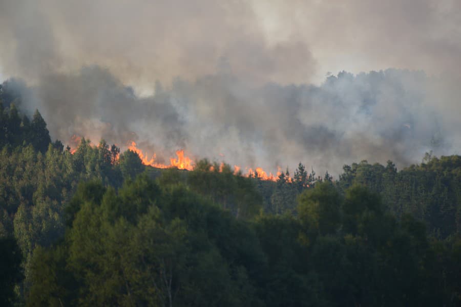 Požiare, ktoré zachvátili Španielsko