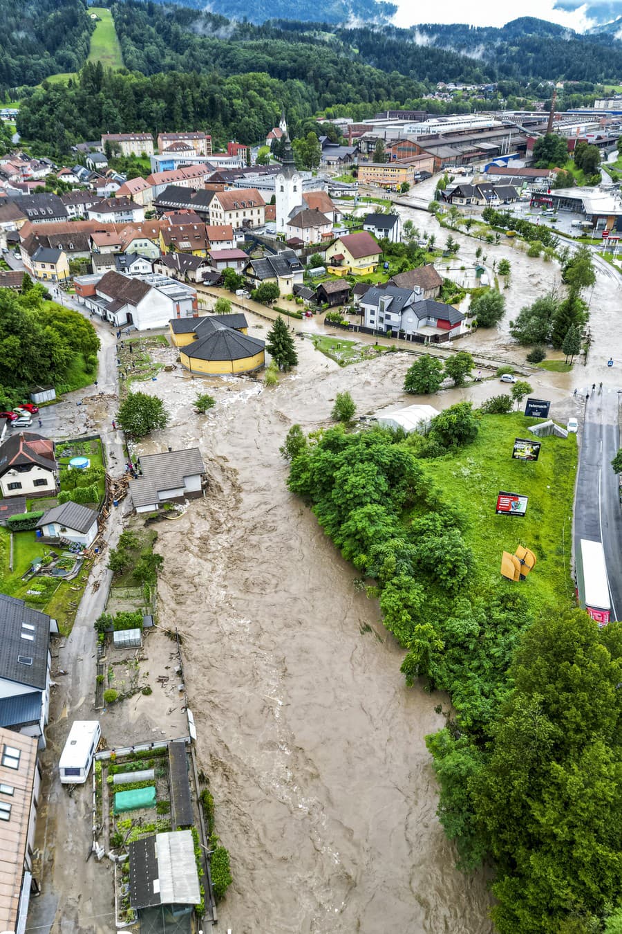 Záplavy v Slovinsku