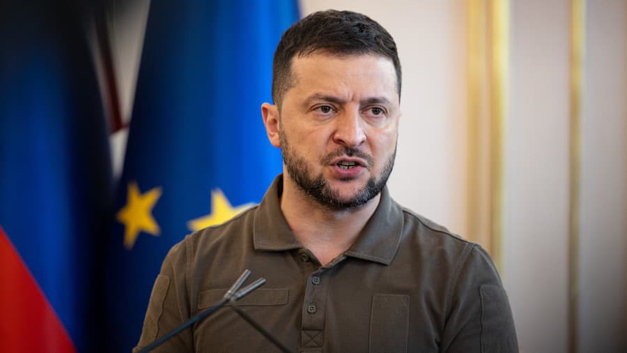 Ukrajinský prezident Volodymyr Zelenskyj.