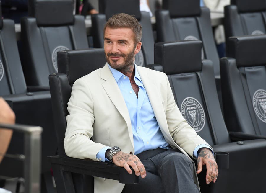 Svetoznámy futbalista David Beckham.